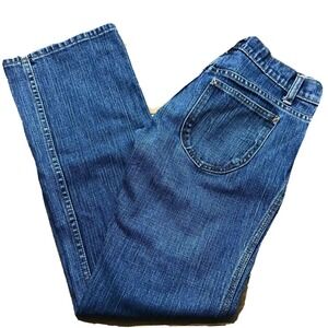 GAP LOW RISE CAPRI Jeans Size 1 Regular (28x28) Medium Wash Stretch Denim